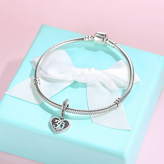 Srebrna Zawieszka Przywieszka 30 Urodziny