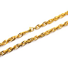 Złoty Łańcuszek ze Stali Szlachetnej Kordel