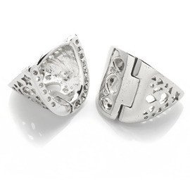 Srebrne Kolczyki w Kształcie Łódki