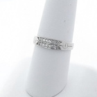 Obrączka Srebrna z Brylantowymi Cyrkoniami