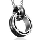 Naszyjnik ze Stali Szlachetnej Obrączka
