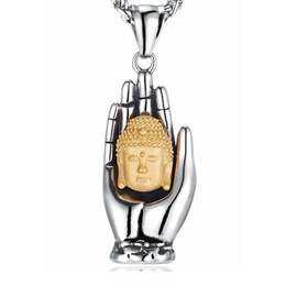 Zawieszka Postać na Dłoni Stal Szlachetna