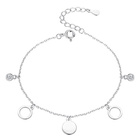 Bransoletka Srebrna Kółka z Cyrkoniami