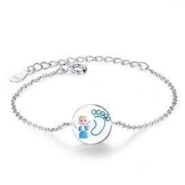 Bransoletka Srebrna Anioołek