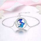 Bransoletka Srebrna Świat z Cyrkoniami