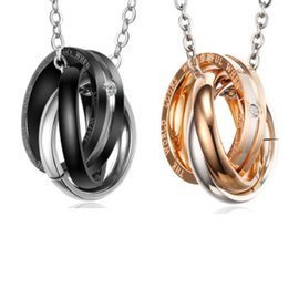 Komplet 2 Zawieszek Dla Pary Stal Szlachetna