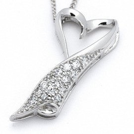 Srebrna Zawieszka z Białymi Cyrkoniami