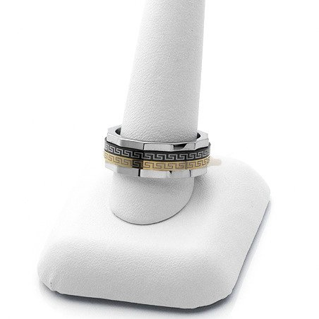 Obrączka Trikolor Stal Szlachetna