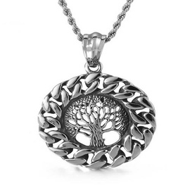 Zawieszka Drzewko Szczęścia Stal Szlachetna