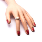 Pierścionek Srebrny z Perłą i Cyrkoniami