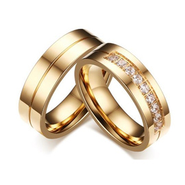 Komplet Obrączek Dla Pary Stal Szlachetna