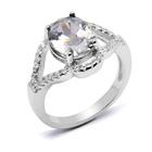 Srebrny Pierścionek z Diamentową Cyrkonią