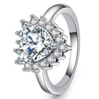 Pierścionek Srebrny Serduszko z Cyrkonią