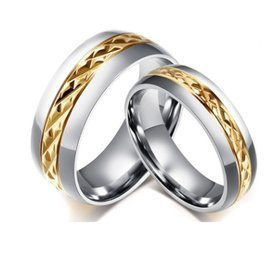 Komplet Obrączek Dla Pary Stal Szlachetna