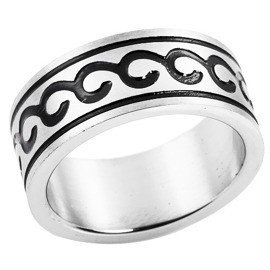 Męsko Damska Obrączka ze Stali Szlachetnej